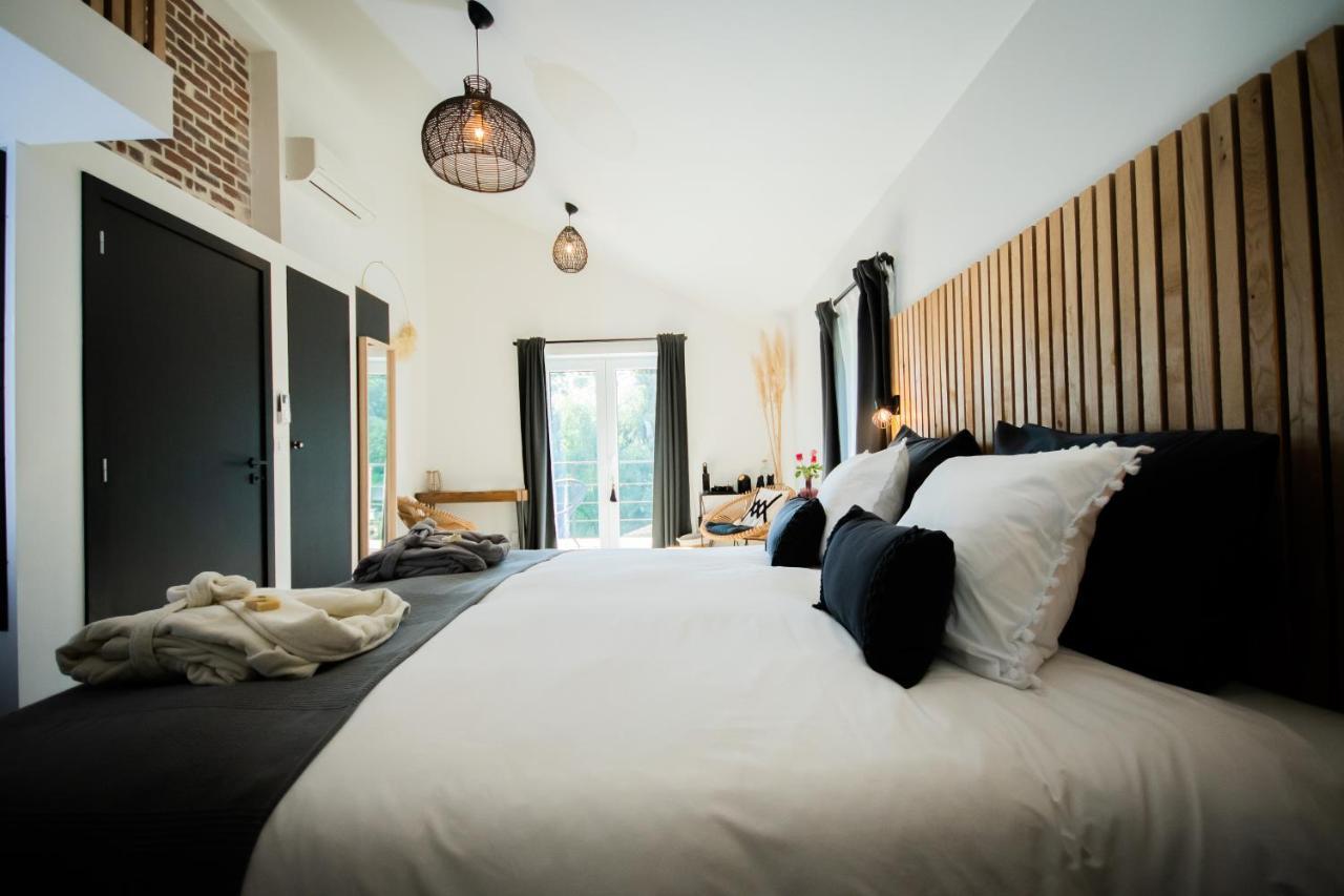 Au Calme De Hosdent Bed & Breakfast Braives Bagian luar foto