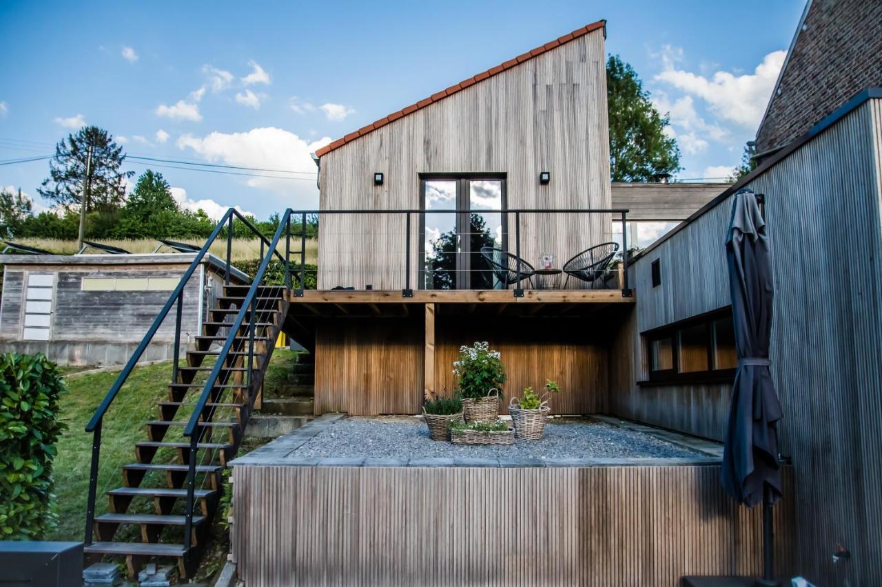 Au Calme De Hosdent Bed & Breakfast Braives Bagian luar foto