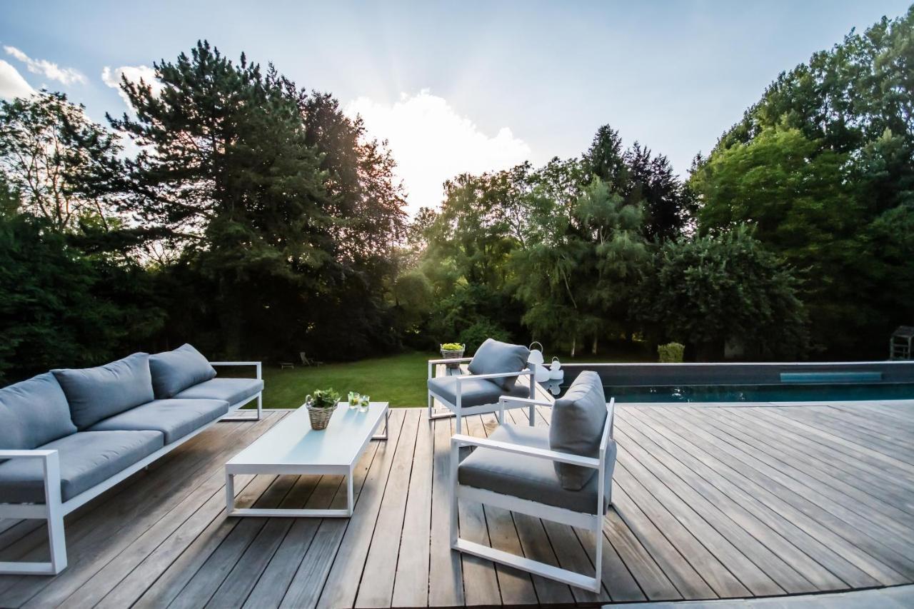 Au Calme De Hosdent Bed & Breakfast Braives Bagian luar foto