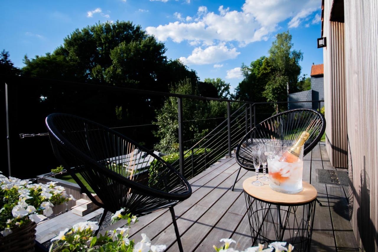 Au Calme De Hosdent Bed & Breakfast Braives Bagian luar foto