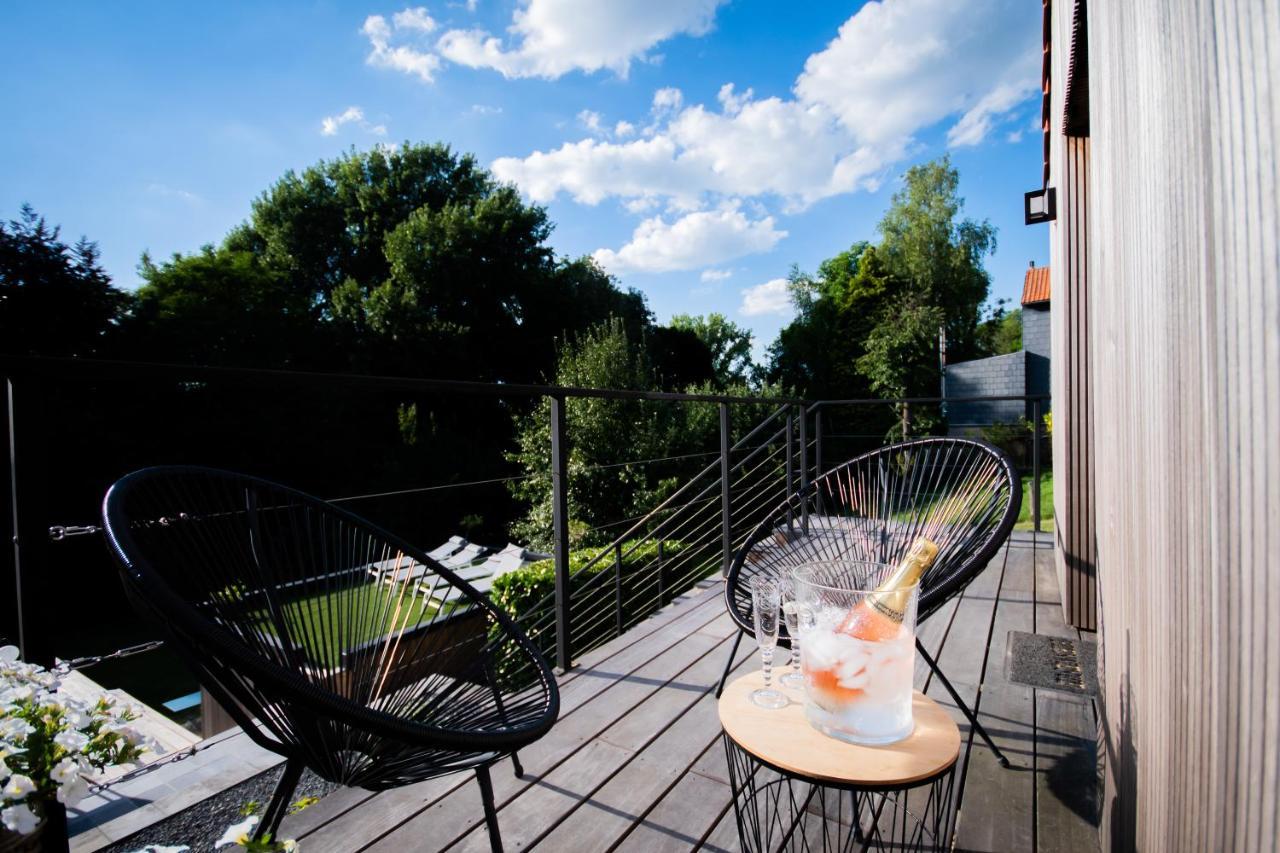 Au Calme De Hosdent Bed & Breakfast Braives Bagian luar foto