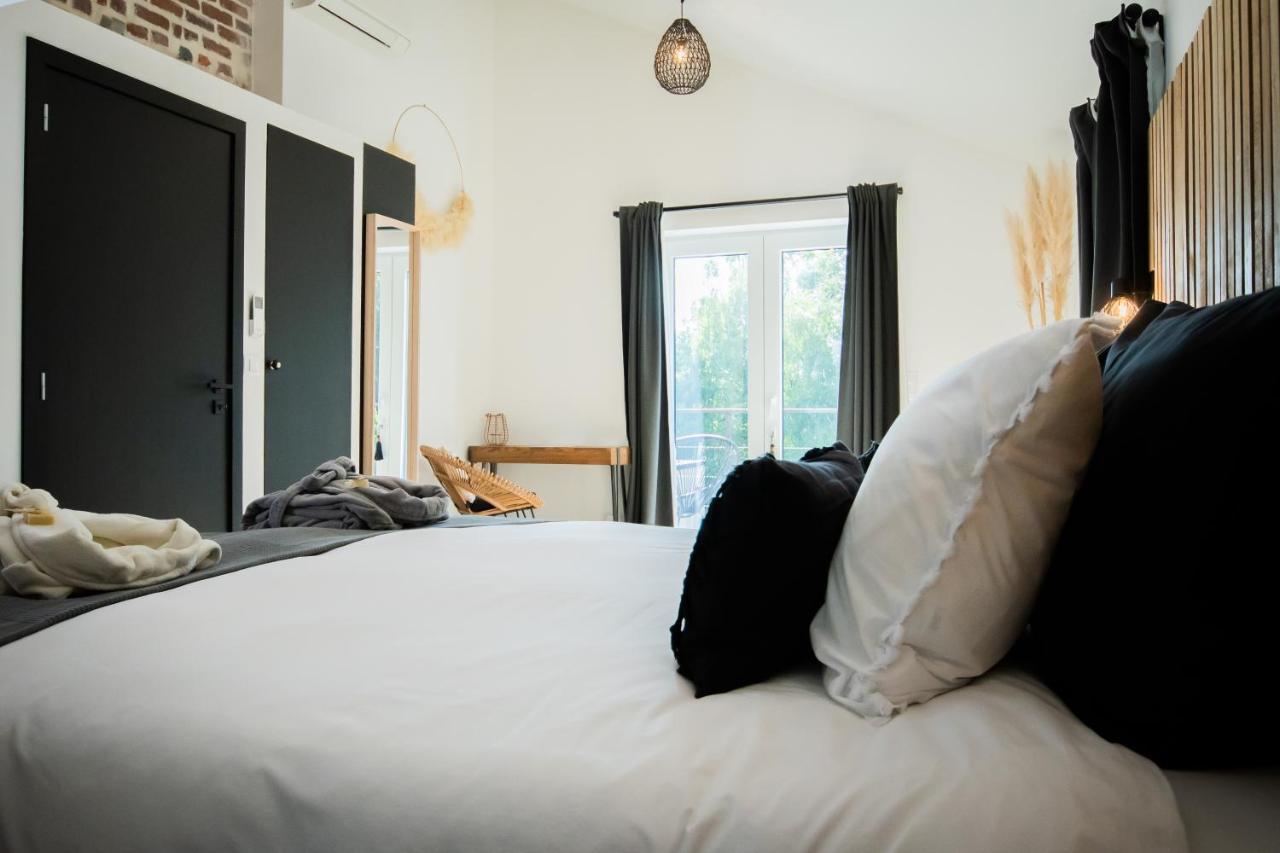 Au Calme De Hosdent Bed & Breakfast Braives Bagian luar foto