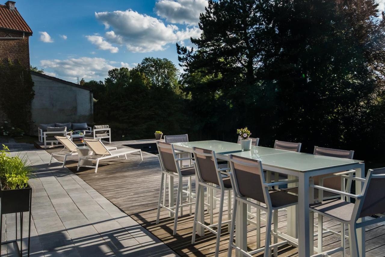 Au Calme De Hosdent Bed & Breakfast Braives Bagian luar foto