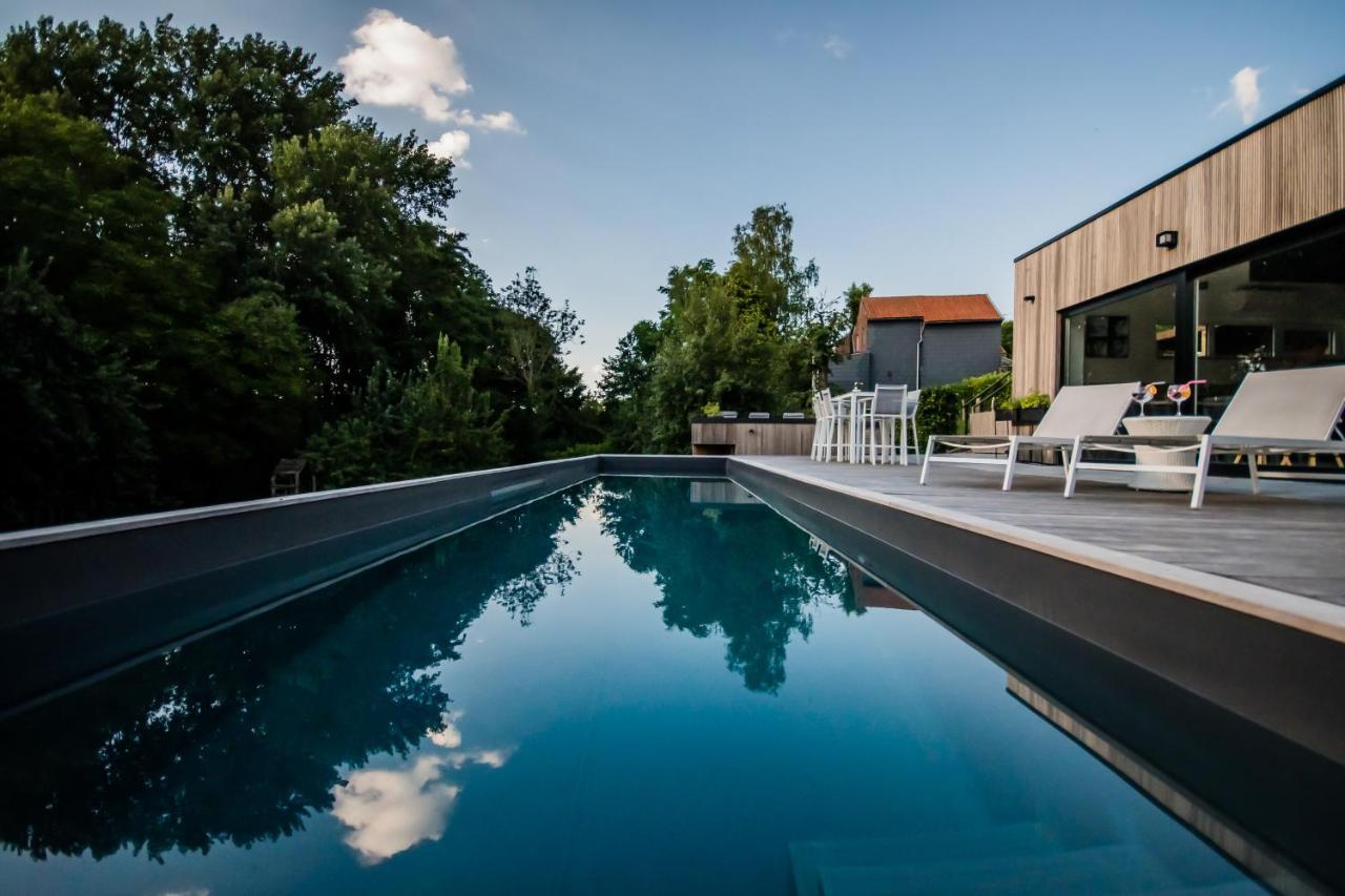 Au Calme De Hosdent Bed & Breakfast Braives Bagian luar foto