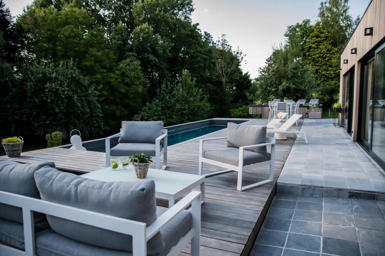 Au Calme De Hosdent Bed & Breakfast Braives Bagian luar foto